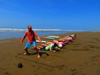 Surf lessons, Dominical, South Pacific, Costa Rica